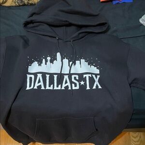 Dallas TX Black Hoodie